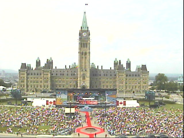 Parliament Hill on Canada Day