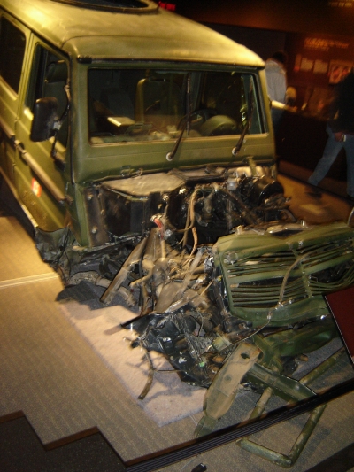 Canadian Jeep Bombed