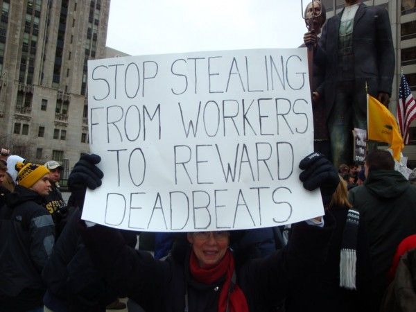 Stop stealing from workers to reward deadbeats