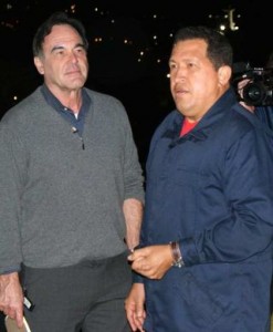 Oliver Stone with Hugo Chavez