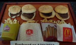 2 Year Old Burgers and Fries