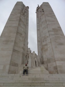 Me at Vimy Ridge