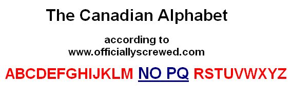  Canadian Alphabet